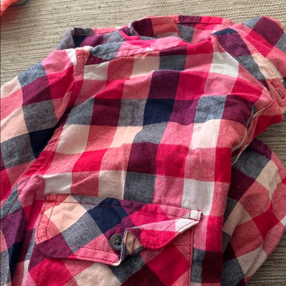 Long sleeve plaid shirt